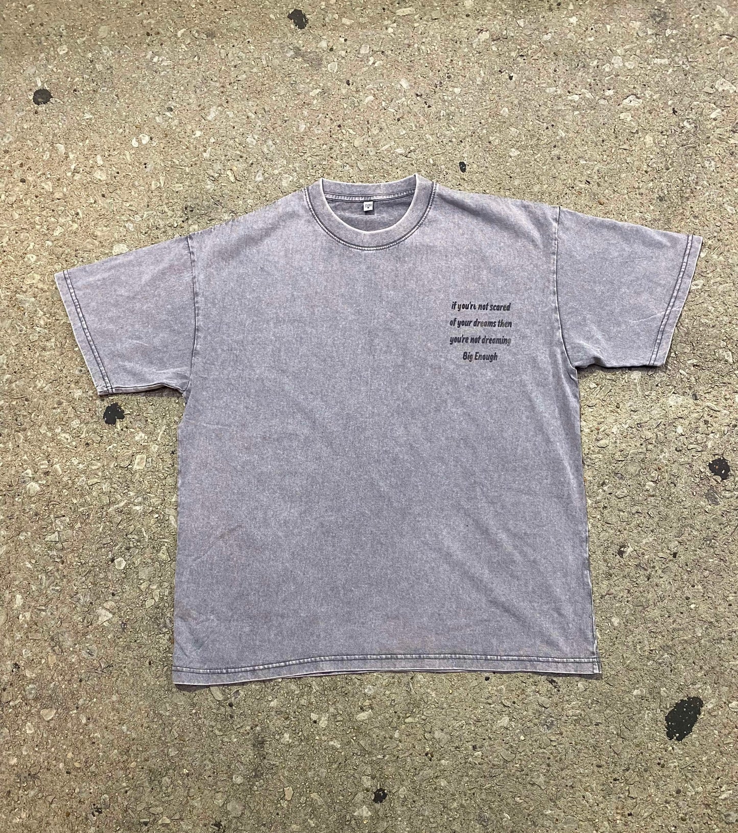 Gray OS Acid Washed T-Shirt